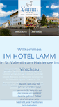 Mobile Screenshot of hotel-lamm.it